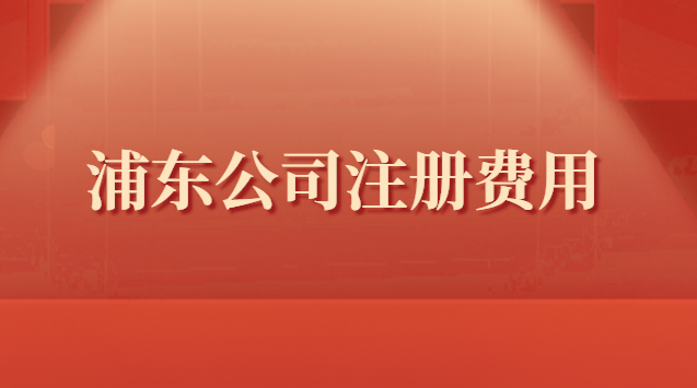 浦東新區(qū)公司注冊(cè)需要費(fèi)用(浦東注冊(cè)公司流程費(fèi)用)